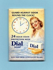 DIAL SOAP *2X3 FRIDGE MAGNET*