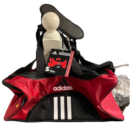 Adidas sport bag black and - black, red