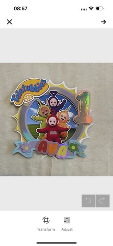 Teletubbies cake topper - cake,