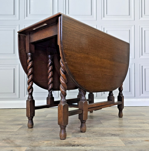 Antique gateleg dining table - gateleg,