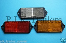 Reflex Reflectors for Driveway Posts, Garden Walls, Trailer Caravan Motor Home