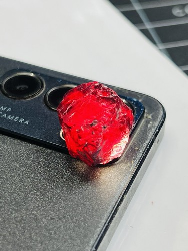 Red garnet rough - , 33