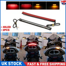 Led amber red motorcycle - 2x, amber/red