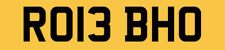 Rob Robbo Private number plate