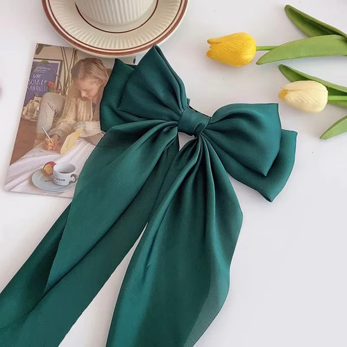 Elegant solid large bow - elegant,