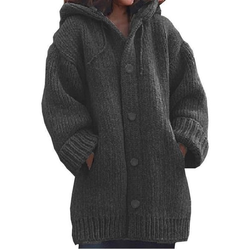 Women knitted cardigan - knitted,