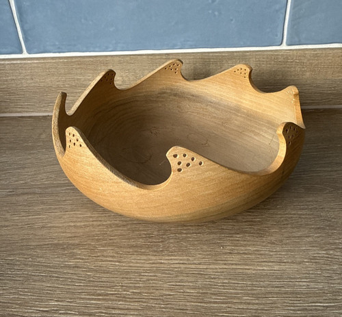 Vintage hand carved wooden - vintage,