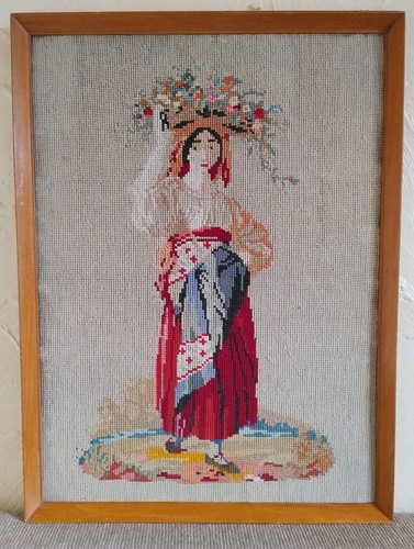 Antique berlin wool work - antique,