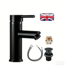 Black Sink Mixer Tap Cloakroom