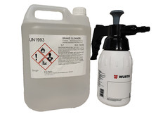 Brake and Clutch Cleaner Parts Degreaser 5L Spray Bottle Dispenser wurth