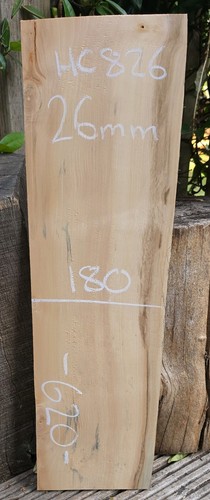 Spalted chestnut live edge - spalted,