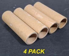 4 x Mini Cardboard Rolls / Inner Cores 105mm long x 32mm diameter - Sturdy
