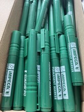 BRAND NEW - JOB LOT OF 50 PERMANENT MARKER - GREEN - IMPEGA