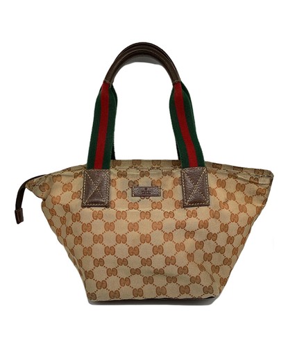 Gucci handbag canvas beige - gg,