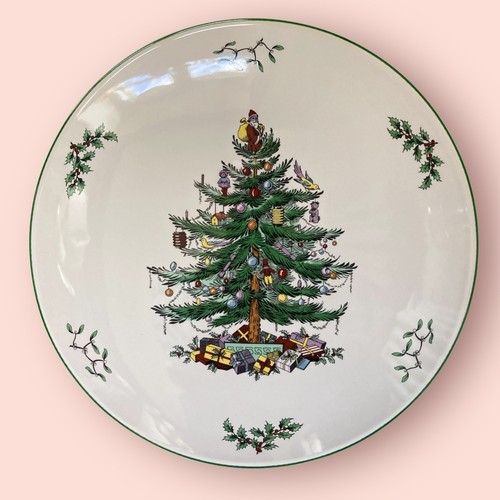 Spode christmas cake serving - cake,