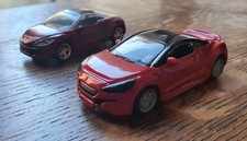 Peugeot RCZ Models (x2) Burago