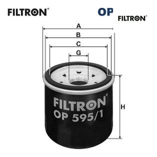 Oil filter filtron - filtron, 595/1