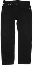 Levi's 751 Men Black Straight Regular Jeans W38 L33 (93055)