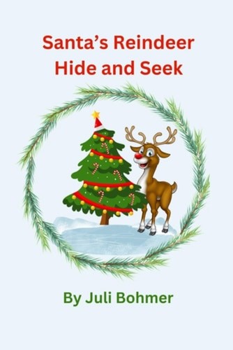 Santa reindeer hide and - hide, seek