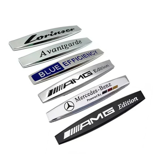 2pcs amg edition - 3d, car