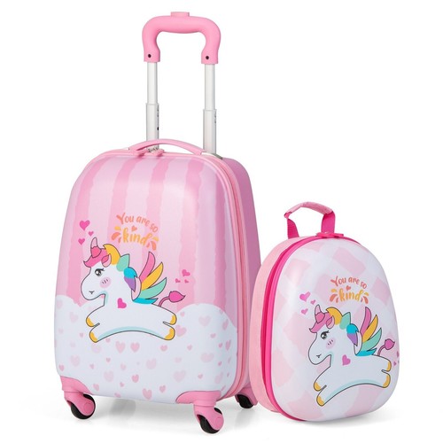 2pcs abs kids luggage - 2pcs,