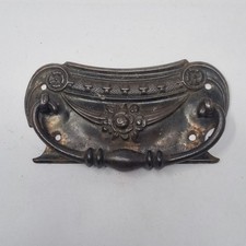 Antique Brass Victorian / Edwardian Brass Metal Furniture Drawer Handle Pull 