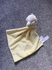 Tesco Humphrey’s Corner Grey Yellow Elephant  Comforter Blanket Soft Toy Blankie