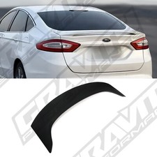 REAR SPOILER GLOSS BLACK WING BOOT TRUNK LIP ABS FOR FORD MONDEO MK5 2014-2022