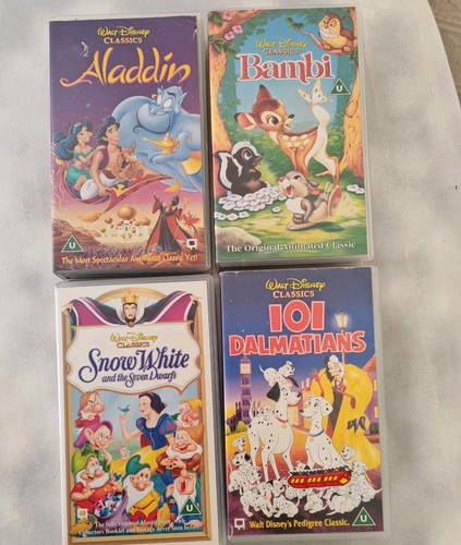 Walt disney vhs - walt,