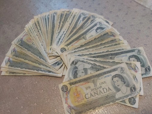 Canada 1973 dollar - canada, bill