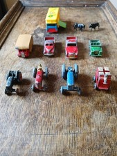 Set of 8 diecast toy farm