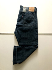 NWT Levis 555 Black  Jeans Relaxed Straight W38 L27 Read Desc