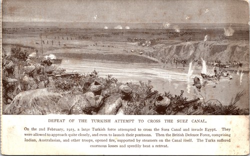 Ww1 turkish defeat suez - ww1,