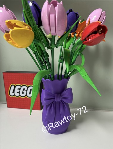 Bow vase for displaying - bow, lego