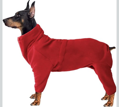 Dog fleece full body coat - full,