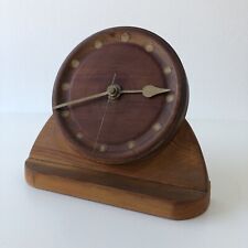 Art Deco Handmade Wood Mantle Clock