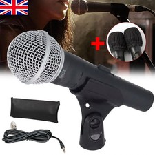 For Shure SM58 Dynamic Vocal Microphone Wired Mic with On/Off Switch With Cable