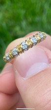 9ct gold Natural diamond ring