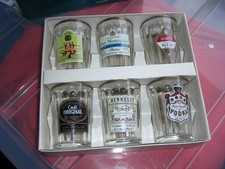 Set of 6 Vintage Tot Glasses in Original Box
