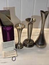 Vintage Silver Plated Rose