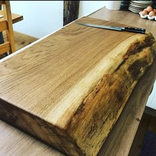 Chopping Board Butchers Block Live Edge Chopping Board Solid Oak James Martin