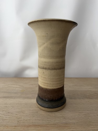 Studio pottery vase - studio, 22cm