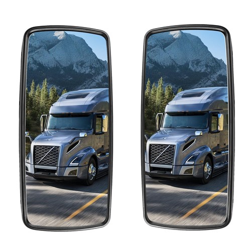 Rearview mirror black towing - black,