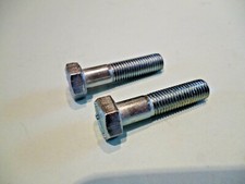 BSA BANTAM B175 HEAVYWEIGHT FRONT FORK WHEEL SPINDLE CAP BOLTS 14-0218 UK MADE