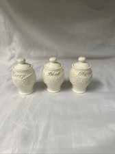 Anthropologie Set Of 3 Ivory
