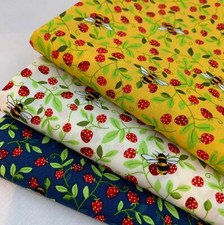 Bumble Bee & Strawberry Print