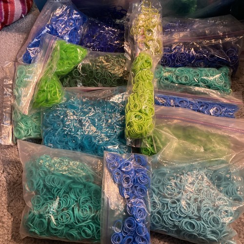 Lot blue and green rainbow - blue,
