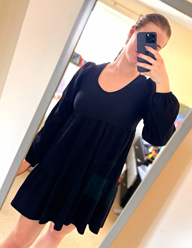 Primark black smock - primark,