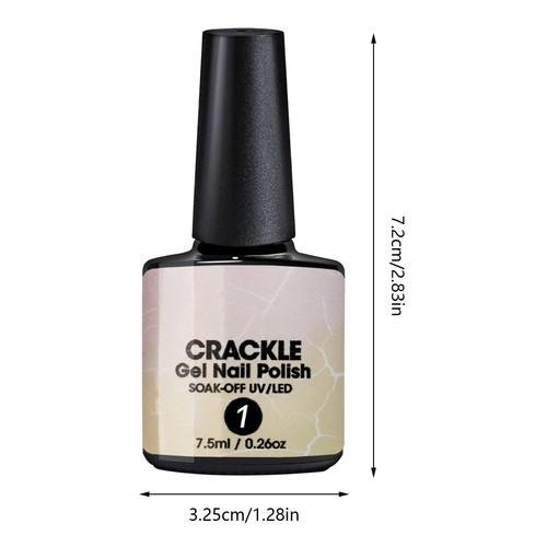 Crackle gel nail polish - gel,