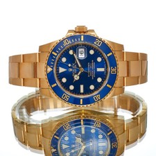 ROLEX SUBMARINER DATE 40 116618LB BOX PAPERS 2014